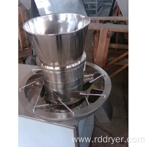 Revolving extruder granulating machine